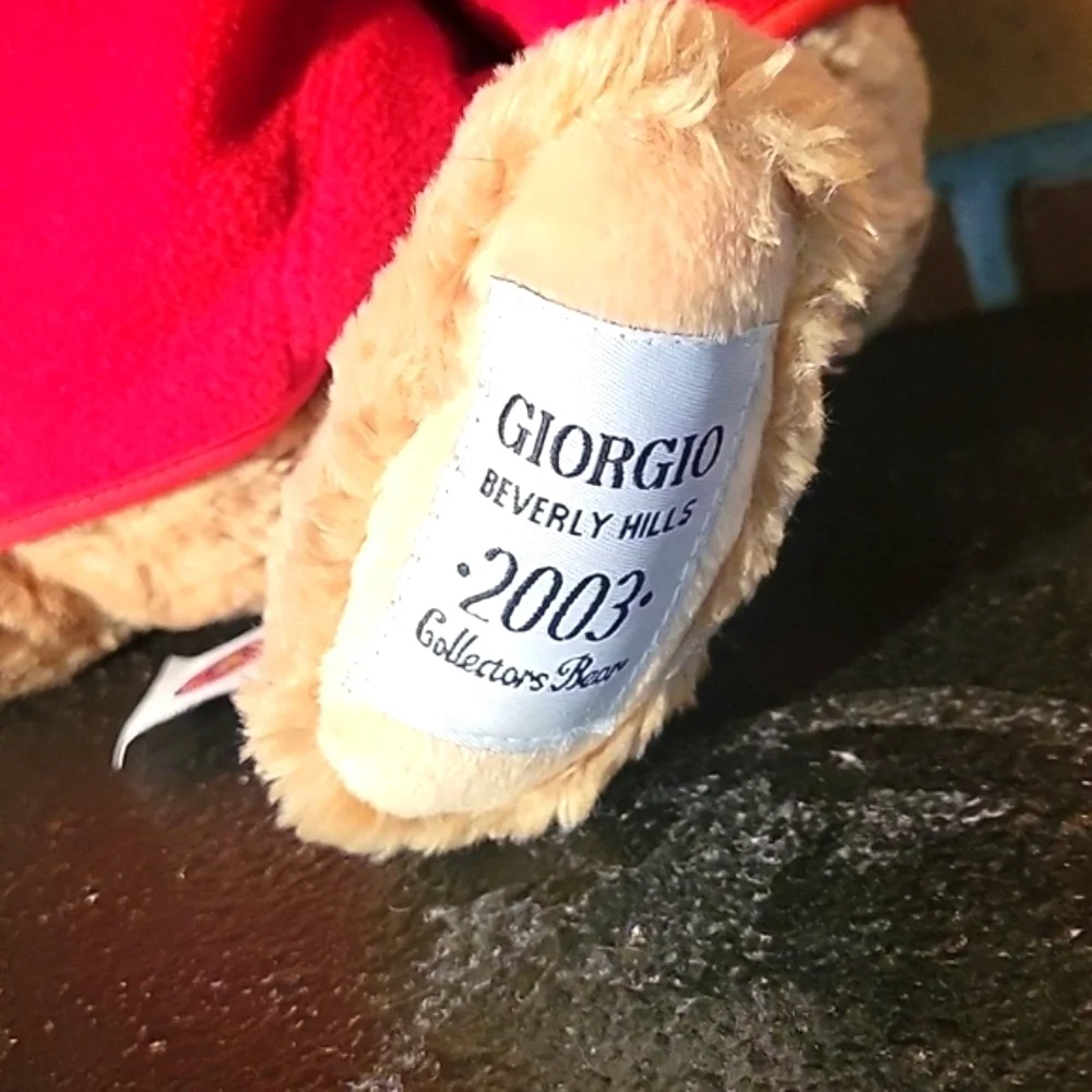 Giorgio Beverly Hills 2003 Holiday Teddy Bear No. 956, with tags